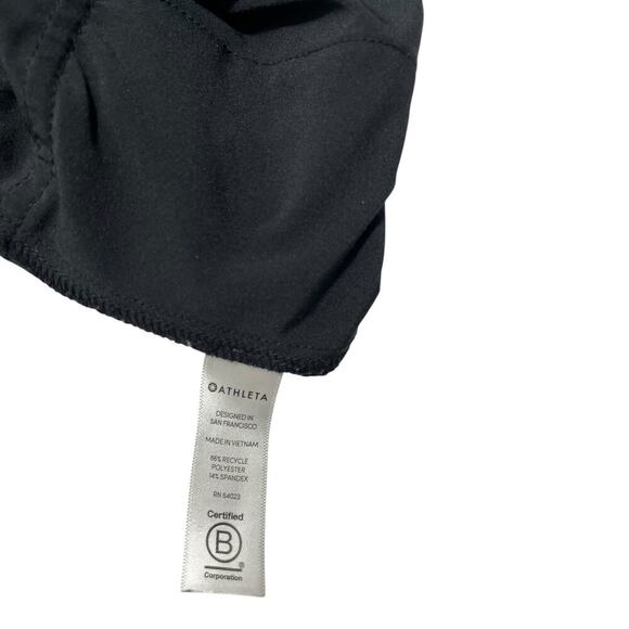 Athleta Black Utility Romper Size 2 Women’s Sleeveless V-Neck Pockets - Picture 7 of 16